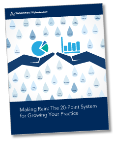 Making Rain: The 20-Point System for Growing Your Practice